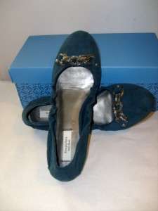 Womens Simply Vera Wang Jahn Blue Ballet Flat Shoes 8.5  