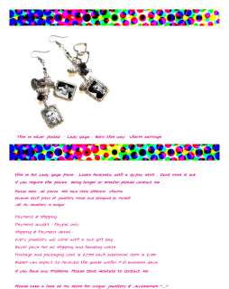 LADY GAGA ** you and i ** Born This Way * monster judas earrings 