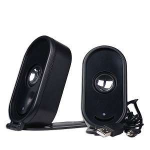  2 Piece USB Powered Notebook Speakers with Audio jack 