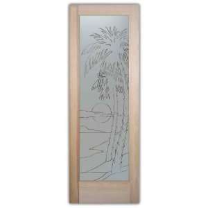 Interior Doors with Glass Frosted Etched Design French Door 2/0 x 6/8