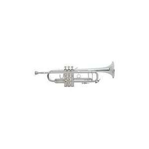   Pro Bb Trumpet with 37 bell in silver finish Musical Instruments