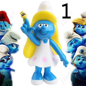 Smurf Toy Figure 3D collection 2011 Kids 6 Doll Model  