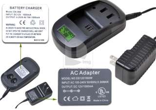 NP BG1 Battery Charger w LCD Screen for Sony Camera Cybershot Series G 