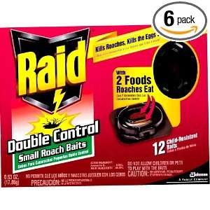  Raid Double Control Small Roach Baits 12 Count Boxes 