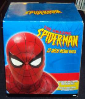 Amazing Spiderman Full Life Sized 11 Marvel Head Bust 13 Statue Alex 