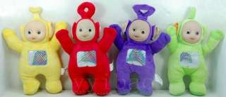 Teletubbies Laa Po Tinky Dipsy Plush Toy Doll Set 4pc  