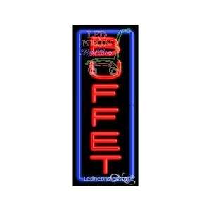 Buffet Neon Sign 13 inch tall x 32 inch wide x 3.5 inch Deep inch deep 