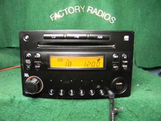 Nissan 04 05 350Z CD Radio AUX IPOD SAT 28185   CF000 PP2515L NEW CD 