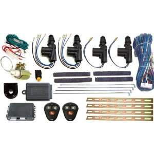   Lock & Trunk Release Kit With 3 Channel Function Keyless Entry System