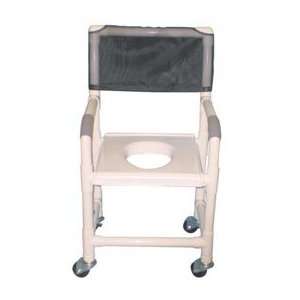  Shower/Commode Chair with Clamp On Toilet Seat   Model 