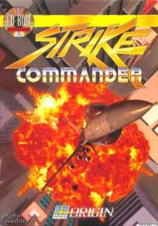 Strike Commander Gold PC CD classic combat flight simulator game + add 
