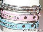 Diamante dog collar jewelled studded puppy small bling crystal faux 