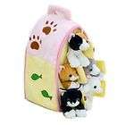 NEW Unipak CAT HOUSE Stuffed Animals Plush toy gift