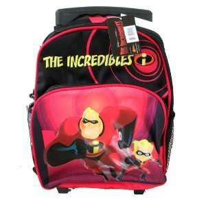   The Incredibles kid size Rolling Backpack  School Bag Toys & Games