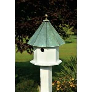  Oct Avian Birdhouse with Verdi Roof Patio, Lawn & Garden