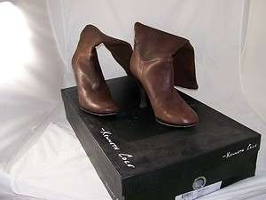 KENNETH COLE Brown Leather Tall Boots BIG BEN 7.5 SHOES  
