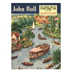  John Bull, Rowing Boats the Rivers Magazine, UK, 1950 
