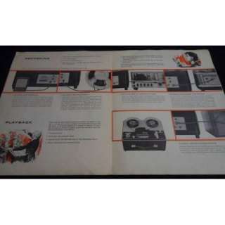 c1964 THE WOLLENSAK 524 Tape Recorder Vintage Manual  