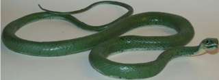 Grass Snake (Green) Lifelike Rubber Replica 48 Inches 709807222102 