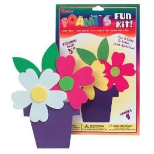  Sax Foamies Flower Pot Kit   Supplies for 12 Projects 