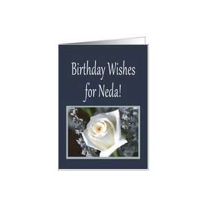Birthday Wishes for Neda Card