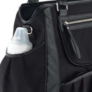 The Studio Diaper Tote has insulated side pockets that are perfect for 