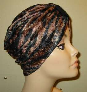 Turban/ChemoHat/ANIMAL PRINT Knit, Cancer Hat, Hijab  