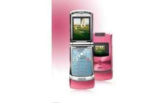 Motorola 3G RAZR RAZOR V3XX Pink Unlocked Mobile Phone  