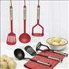 Hello Kitty Cooking Utensils Set Ladle, Masher Red  