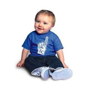   Royals Infant #1 Fan T Shirt by Soft as a Grape   Royal 6 Months Baby