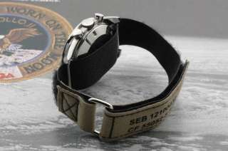 NASA Short Velcro Strap Band for Omega Speedmaster Moon Watch 321 