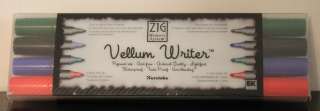 Zig Memory System Vellum Writer Markers 4 pack NIB  