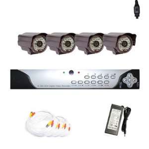 Channel CCTV H.264 DVR (500G HDD) Surveillance Security System 