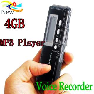 4GB 650Hr PRO USB Digital Activated Voice Recorder  Player 