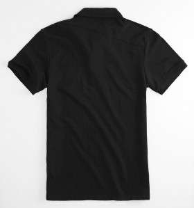 Volcom Stone The Club Pique Mens Black Polo Shirt New NWT  
