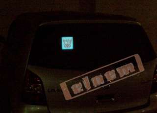 EL light car/window/wall stickers,flashing auto light  