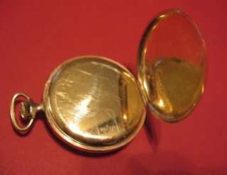   1918 Elgin Pocket Watch 17 Jewels (Wadsworth Gold Filled Case)  