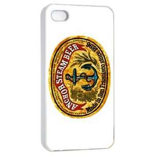  Anchor Steam Beer Logo Case for Iphone 4/4s (White) Free 