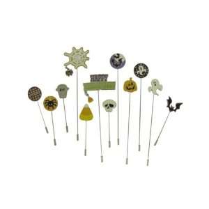  Bulk Pack of 144   Halloween stick pins, pack of 12 (Each 