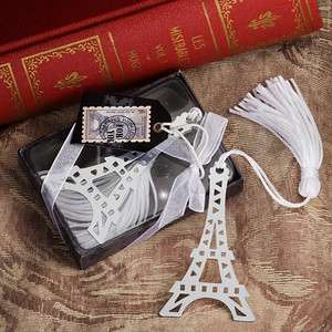 100 Eiffel Tower Design Bookmark Wedding Favors  