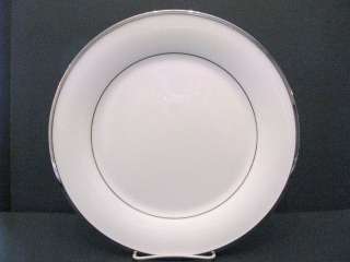 Lenox China Dinner Plate Solitaire White Deminsion II  