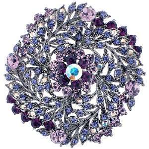   Swarovski Crystal Antique Style Pin Brooch and Pendant Wedding Brooch