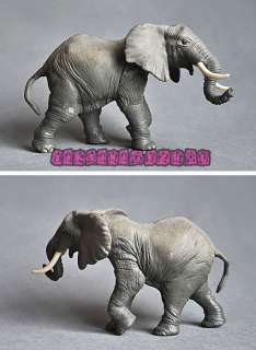 Wild Animal Figurine African Elephant Model Toy Figure  
