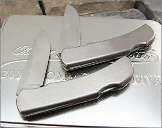 Winchester 200th Commemorative Signature Series Lockback Knives Brand 