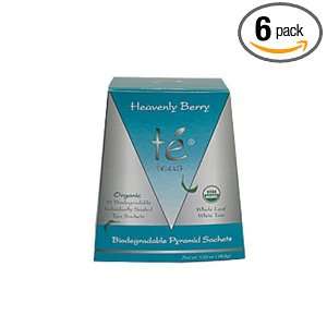  Whole Leaf Tea, Organic Heavenly Berry, 12 Count Biodegradable Tea 