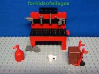 Lego TOOL BENCH Workbench Hand Truck Dolly Cart, Tools  