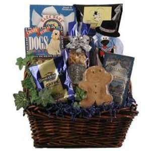 Best Buddies Dog & Owner Gift Basket  Basket Theme NEW YEARS  Bow 