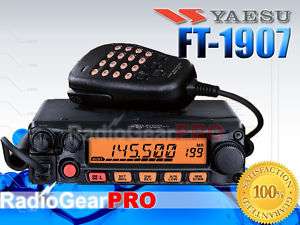 Yaesu FT 1907 UHF 420 470Mhz radio + DTMF MH 48A6J mic  