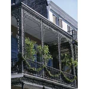 Wrought Iron Balcony, French Quarter, New Orleans, Louisiana, USA 