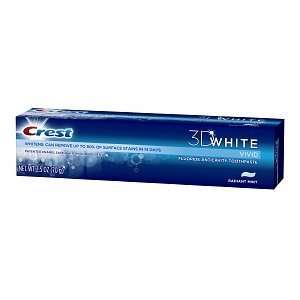   3D White Vivid Fluoride Anticavity Toothpaste, Radiant Mint, 2.5 oz